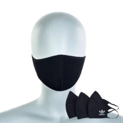 ADIDAS Alltagsmaske Face CVR M/L 3er-Pack Black White