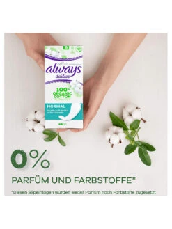 Always® 2er-Set: Slipeinlagen "Cotton Protection - Large", Je 32 Stück -PureGlow Verkäufe always 2er set slipeinlagen cotton protection large je 32 stuck 6