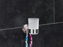 Zahnbürstenhalter Mit Wandhalter In Silber 5 Zahnbürstenhalter Mit Wandhalter In Silber -PureGlow Verkäufe amare zahnburstenhalter mit wandhalter in silber 2