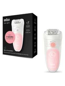 Epilierer "Braun Silk-épil 5 - 516" In Weiß/ Rosa