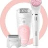 Epilierer "Braun Silk-épil 5 - 885 BS" In Weiß/ Rosa