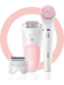 Epilierer "Braun Silk-épil 5 - 885 BS" In Weiß/ Rosa