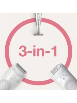 Braun Epilierer "Silk-épil 5 - 805" In Weiß/ Grau -PureGlow Verkäufe braun epilierer silk epil 5 805 in weiss grau 2