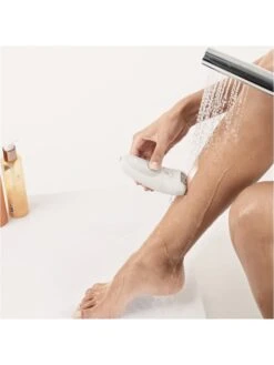 Braun Epilierer "Silk-épil 5 - 805" In Weiß/ Grau -PureGlow Verkäufe braun epilierer silk epil 5 805 in weiss grau 3