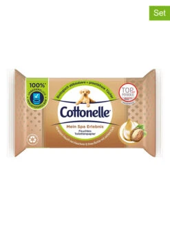 12er-Set: Feuchtes Toilettenpapier "Mein Spa Erlebnis - Shea" - 12x 42 Stück