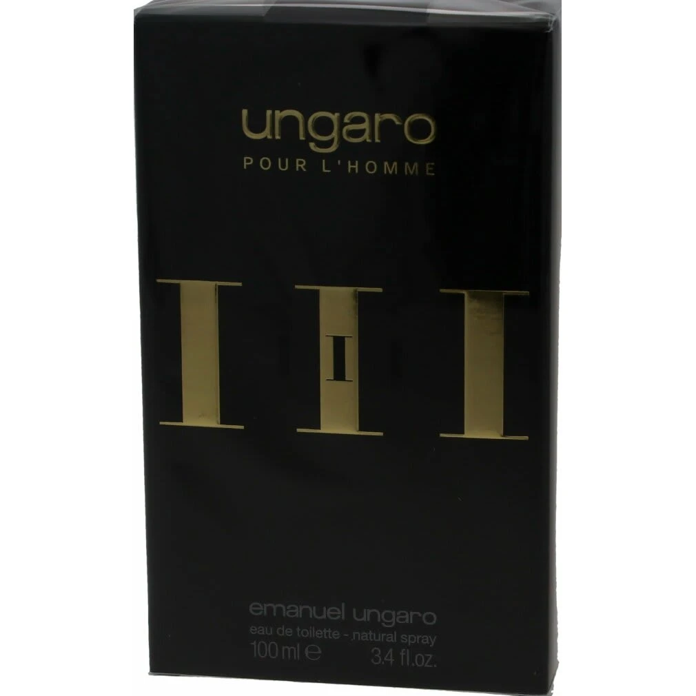 EMANUEL UNGARO Pour L Homme III Eau De Toilette Spray 100ml 1 EMANUEL UNGARO Pour L Homme III Eau De Toilette Spray 100ml