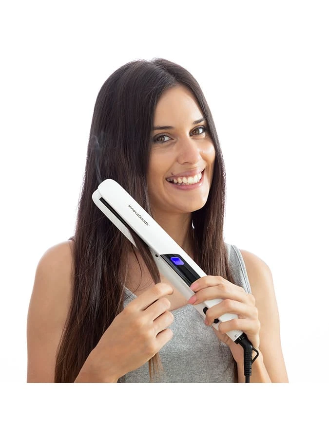 Innovagoods Haarglätter Aus Keramik Mit Dampffunktion - (B)29 X (H)3,5 X (T)4 Cm 4 Innovagoods Haarglätter Aus Keramik Mit Dampffunktion - (B)29 X (H)3,5 X (T)4 Cm – Bild 4