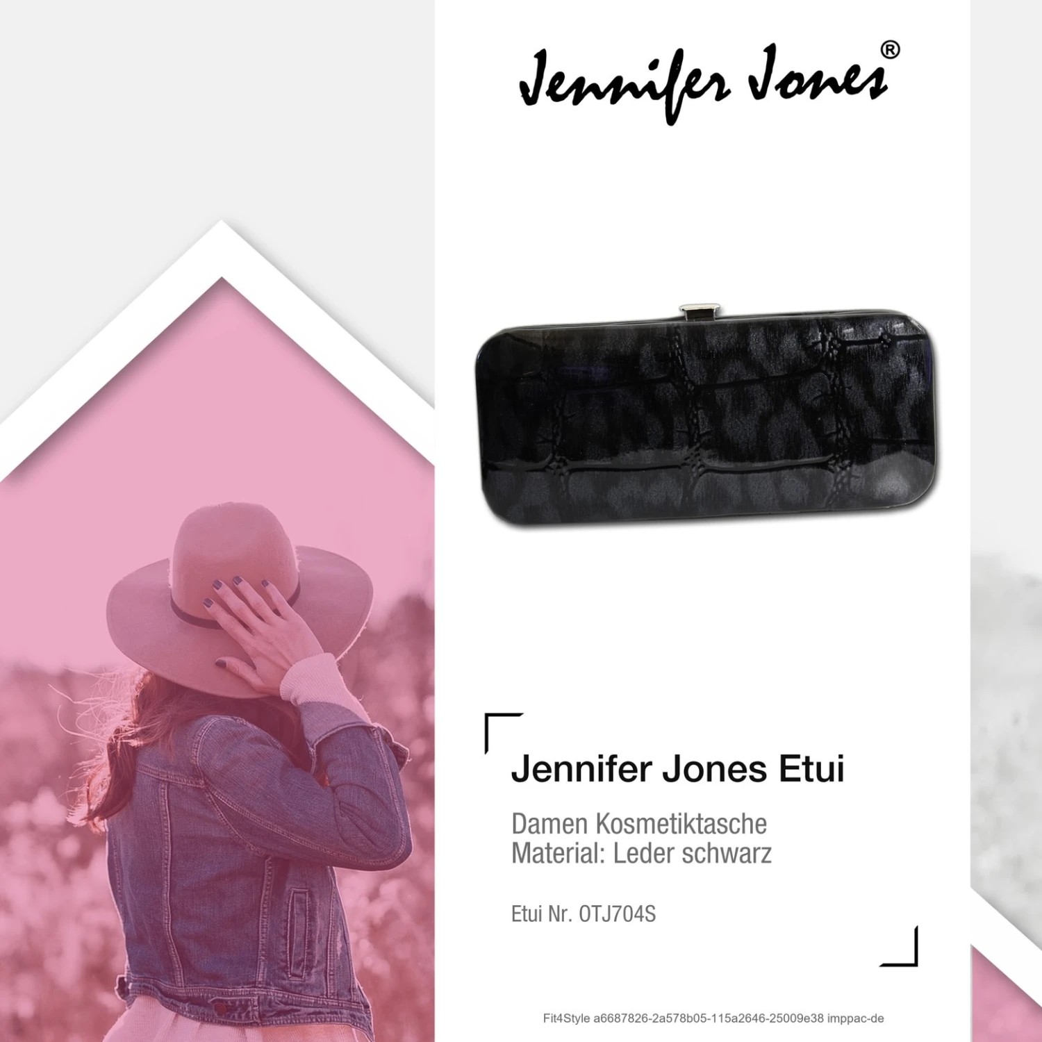 Kosmetiktasche Leder Ca. 15cm Breit Ca. 6,5cm Hoch 4 Kosmetiktasche Leder Ca. 15cm Breit Ca. 6,5cm Hoch – Bild 4