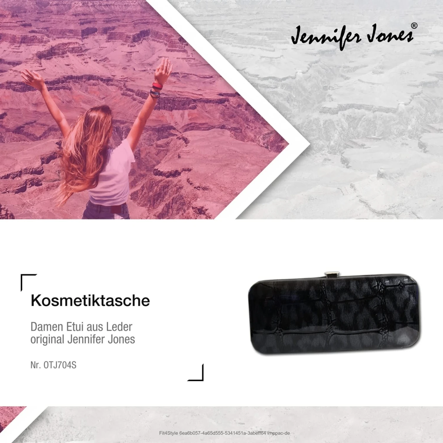 Kosmetiktasche Leder Ca. 15cm Breit Ca. 6,5cm Hoch 5 Kosmetiktasche Leder Ca. 15cm Breit Ca. 6,5cm Hoch – Bild 5