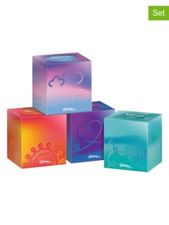 Kleenex 12er-Set Kosmetiktücher "Collection Würfel" - 12x 48 Stück