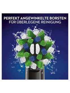 Oral B 10er-Set: Ersatz-Bürstenköpfe "Cross Action CleanMaximizer" In Schwarz/ Grün -PureGlow Verkäufe oral b 10er set ersatz burstenkopfe cross action cleanmaximizer in schwarz grun 4
