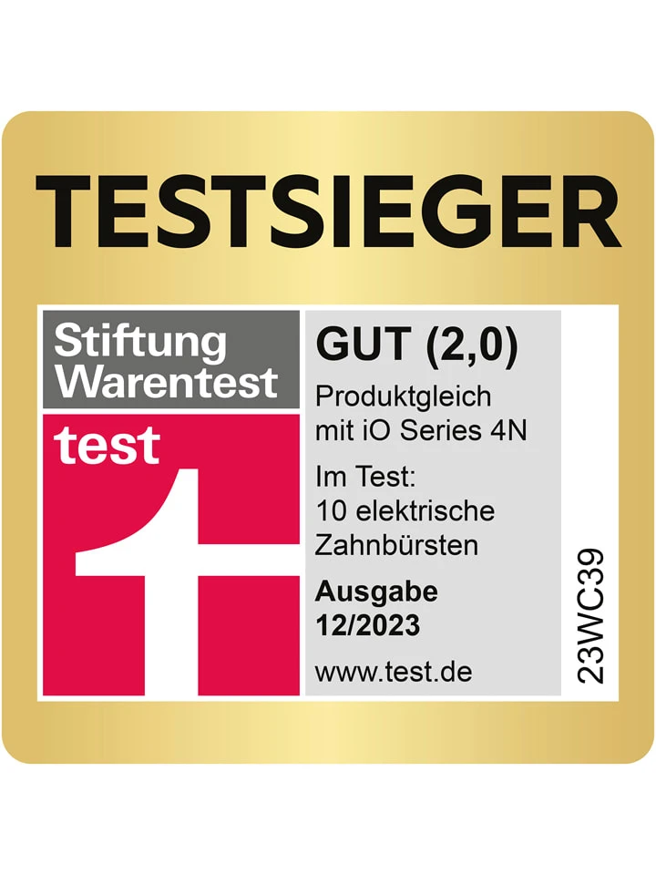 Oral B 2tlg. Set: Elektr. Zahnbürsten "iO Series 4" In Weiß/ Schwarz 2 Oral B 2tlg. Set: Elektr. Zahnbürsten "iO Series 4" In Weiß/ Schwarz – Bild 2