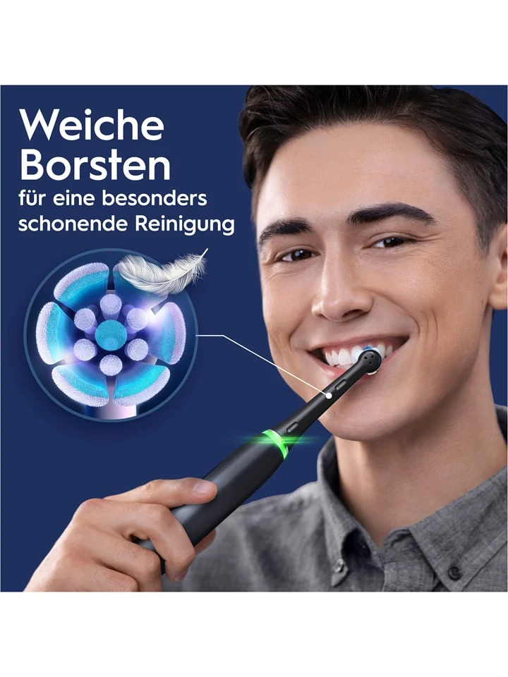 Oral B 2tlg. Set: Elektr. Zahnbürsten "iO Series 6" In Rosa/ Schwarz 3 Oral B 2tlg. Set: Elektr. Zahnbürsten "iO Series 6" In Rosa/ Schwarz – Bild 3