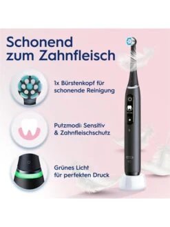 Oral B 2tlg. Set: Elektr. Zahnbürsten "iO Series 6" In Rosa/ Schwarz 13 Oral B 2tlg. Set: Elektr. Zahnbürsten "iO Series 6" In Rosa/ Schwarz -PureGlow Verkäufe oral b 2tlg set elektr zahnbursten io series 6 in rosa schwarz 3