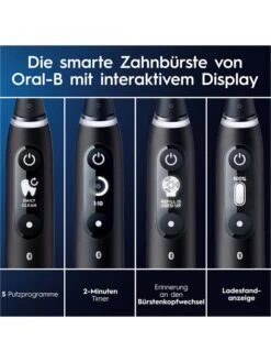 Oral B 2tlg. Set: Elektr. Zahnbürsten "iO Series 6" In Rosa/ Schwarz 14 Oral B 2tlg. Set: Elektr. Zahnbürsten "iO Series 6" In Rosa/ Schwarz -PureGlow Verkäufe oral b 2tlg set elektr zahnbursten io series 6 in rosa schwarz 4