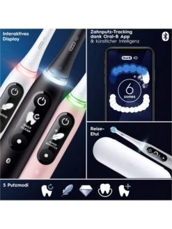 Oral B 2tlg. Set: Elektr. Zahnbürsten "iO Series 6" In Rosa/ Schwarz 15 Oral B 2tlg. Set: Elektr. Zahnbürsten "iO Series 6" In Rosa/ Schwarz -PureGlow Verkäufe oral b 2tlg set elektr zahnbursten io series 6 in rosa schwarz 5