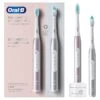 Oral B 2tlg. Set: Schallzahnbürsten "Pulsonic Slim Luxe 4900" In Silber/ Roségold