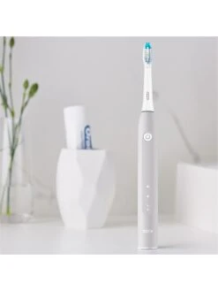 Oral B 4er-Set: Ersatz-Bürstenköpfe "Pulsonic Clean" In Weiß -PureGlow Verkäufe oral b 4er set ersatz burstenkopfe pulsonic clean in weiss 3