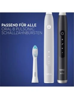 Oral B 4er-Set: Ersatz-Bürstenköpfe "Pulsonic Clean" In Weiß -PureGlow Verkäufe oral b 4er set ersatz burstenkopfe pulsonic clean in weiss 5