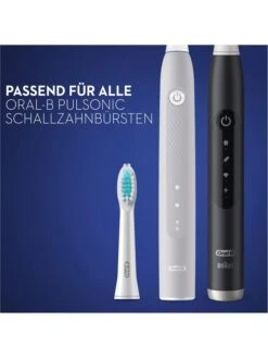 Oral B 4er-Set: Ersatz-Bürstenköpfe "Pulsonic Sensitive" In Weiß -PureGlow Verkäufe oral b 4er set ersatz burstenkopfe pulsonic sensitive in weiss 5