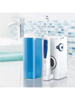 Oral B 5tlg. Mundduschen-Set "Oral-B OxyJet" In Weiß/ Blau -PureGlow Verkäufe oral b 5tlg mundduschen set oral b oxyjet in weiss blau 4