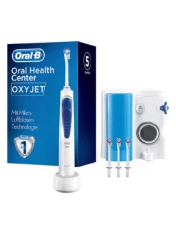 Oral B 5tlg. Mundduschen-Set "Oral-B OxyJet" In Weiß/ Blau -PureGlow Verkäufe oral b 5tlg mundduschen set oral b oxyjet in weiss blau 7
