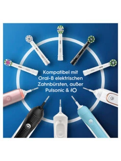Oral B 8er-Set: Ersatz-Bürstenköpfe "Cross Action CleanMaximizer" In Weiß/ Grün -PureGlow Verkäufe oral b 8er set ersatz burstenkopfe cross action cleanmaximizer in weiss grun 2