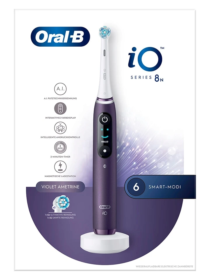 Oral B Elektr. Zahnbürste "iO Series 8N" In Lila 2 Oral B Elektr. Zahnbürste "iO Series 8N" In Lila – Bild 2