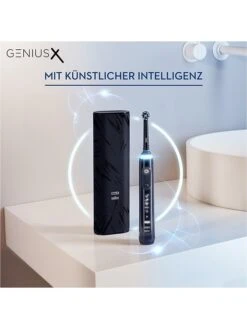 Oral B Elektrische Zahnbürste "Genius X" In Schwarz -PureGlow Verkäufe oral b elektrische zahnburste genius x in schwarz 3