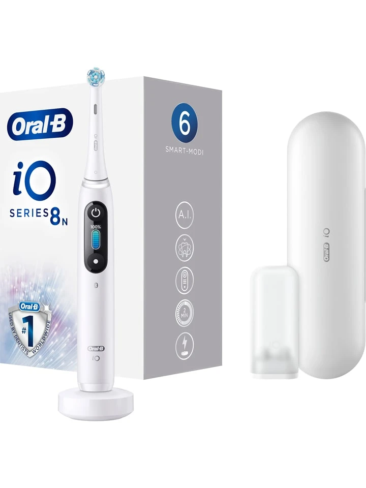 Oral B Elektrische Zahnbürste "Oral-B IO Series 8" In Weiß 1 Oral B Elektrische Zahnbürste "Oral-B IO Series 8" In Weiß