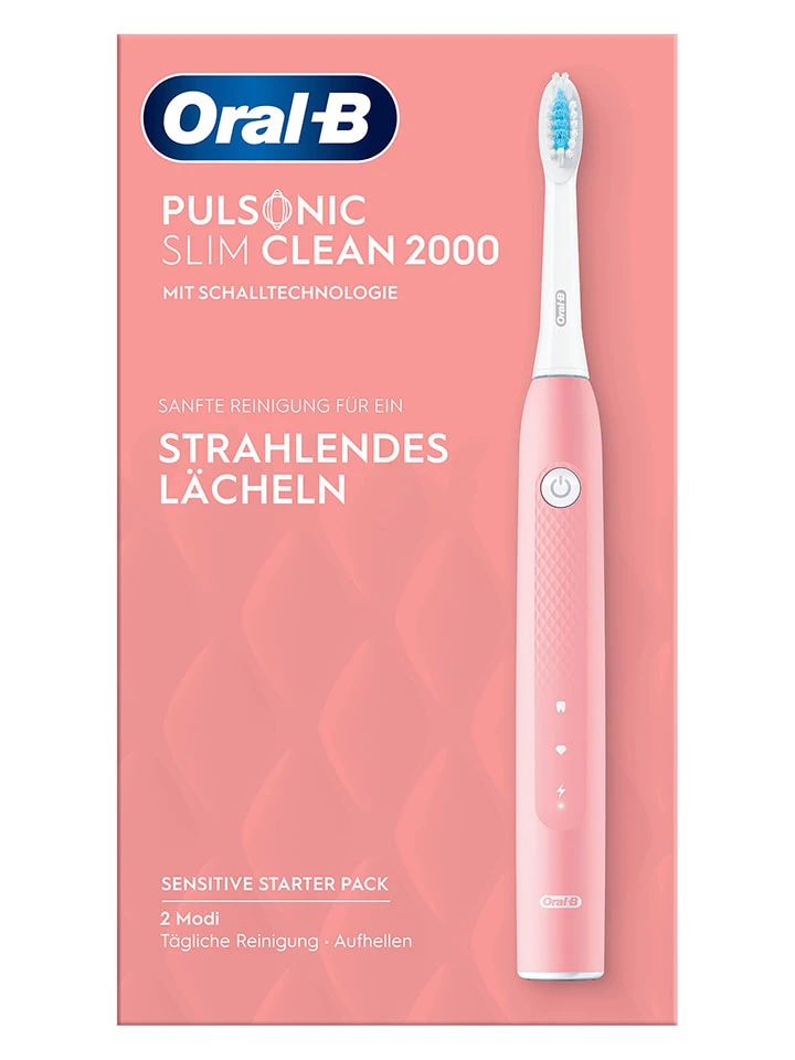Oral B Schallzahnbürste "Pulsonic Slim Clean 2000" In Pink 3 Oral B Schallzahnbürste "Pulsonic Slim Clean 2000" In Pink – Bild 3