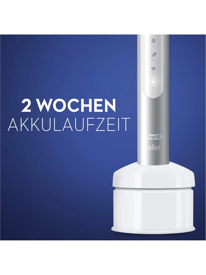 Oral B Schallzahnbürste "Pulsonic Slim Luxe 4500" In Silber 2 Oral B Schallzahnbürste "Pulsonic Slim Luxe 4500" In Silber – Bild 2