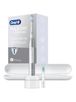 Oral B Schallzahnbürste "Pulsonic Slim Luxe 4500" In Silber