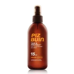 Piz Buin Tan Und Protect Tan Accelerating Oil Spray LSF 15 150 Ml -PureGlow Verkäufe piz buin tan und protect tan accelerating oil spray lsf 15 150 ml 3