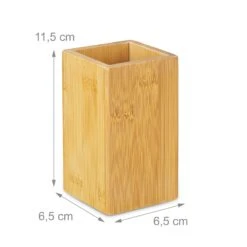 2 X Zahnputzbecher In Natur -PureGlow Verkäufe relaxdays 2 x zahnputzbecher in natur 3