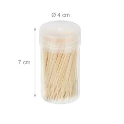 4000x Zahnstocher In Natur -PureGlow Verkäufe relaxdays 4000x zahnstocher in natur 3