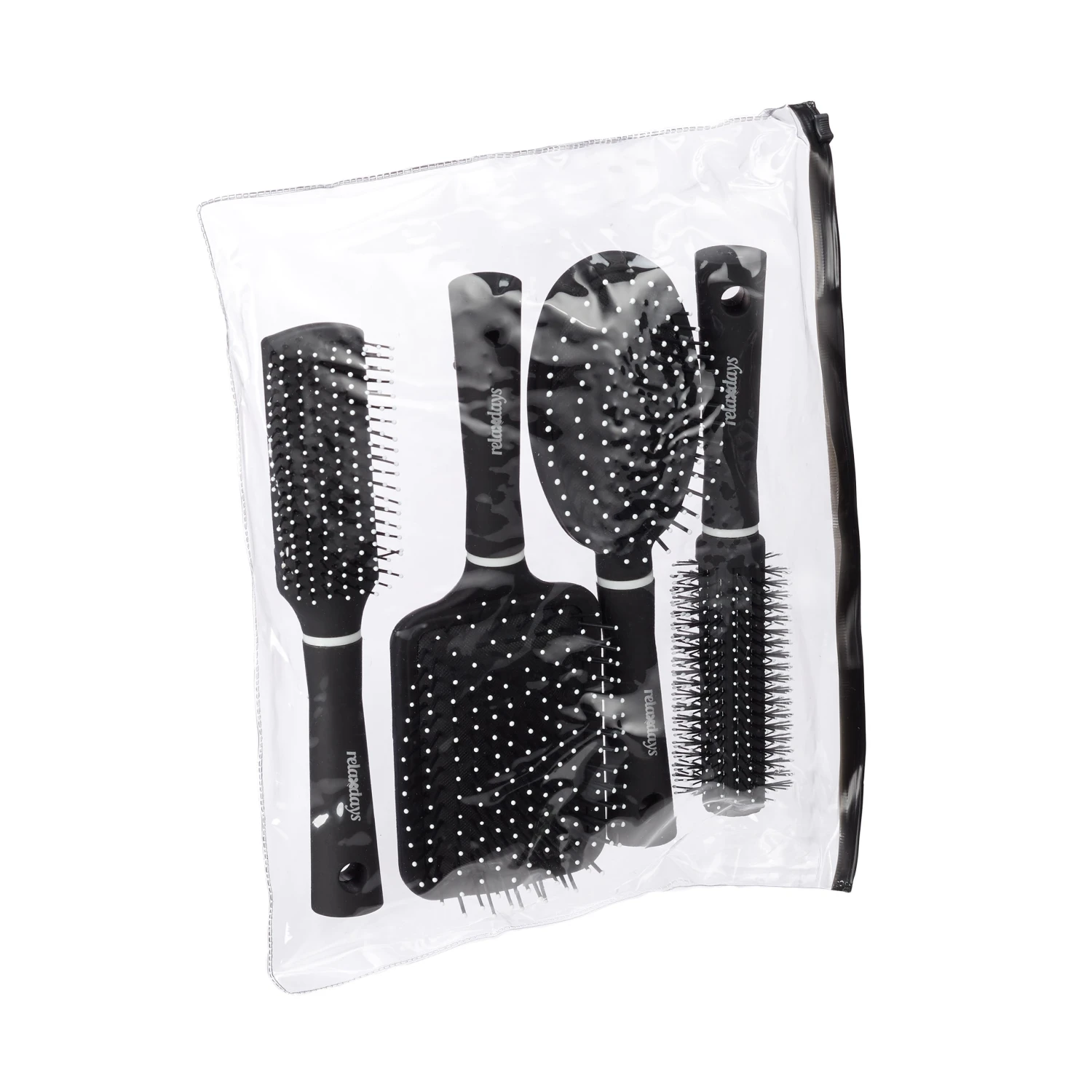 4x Haarbürste In Schwarz/Weiß 7 4x Haarbürste In Schwarz/Weiß – Bild 7