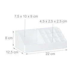 Kosmetikorganizer In Weiß 10 Kosmetikorganizer In Weiß -PureGlow Verkäufe relaxdays kosmetikorganizer in weiss 3