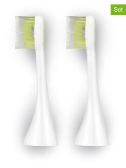 2er-Set: Ersatzbürstenköpfe "ToothWave" In Weiß