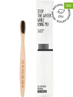 2er-Set: Zahnbürsten "Bamboo"